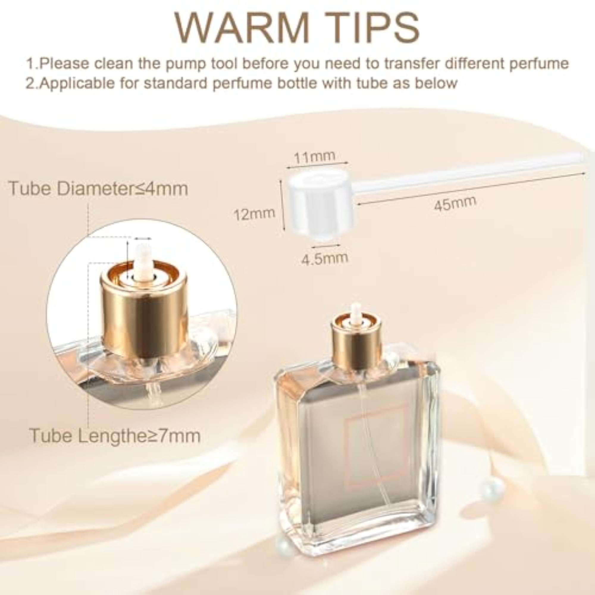 90 Pcs Refillable Small Travel Perfume Atomizer Bottles